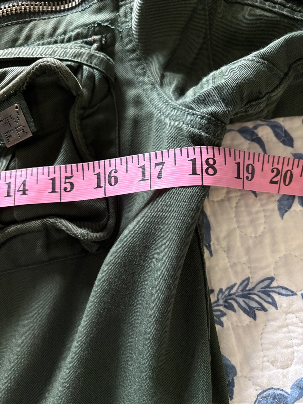 Olive Green Utility Field Jacket Size Medium - Picture 8 of 10